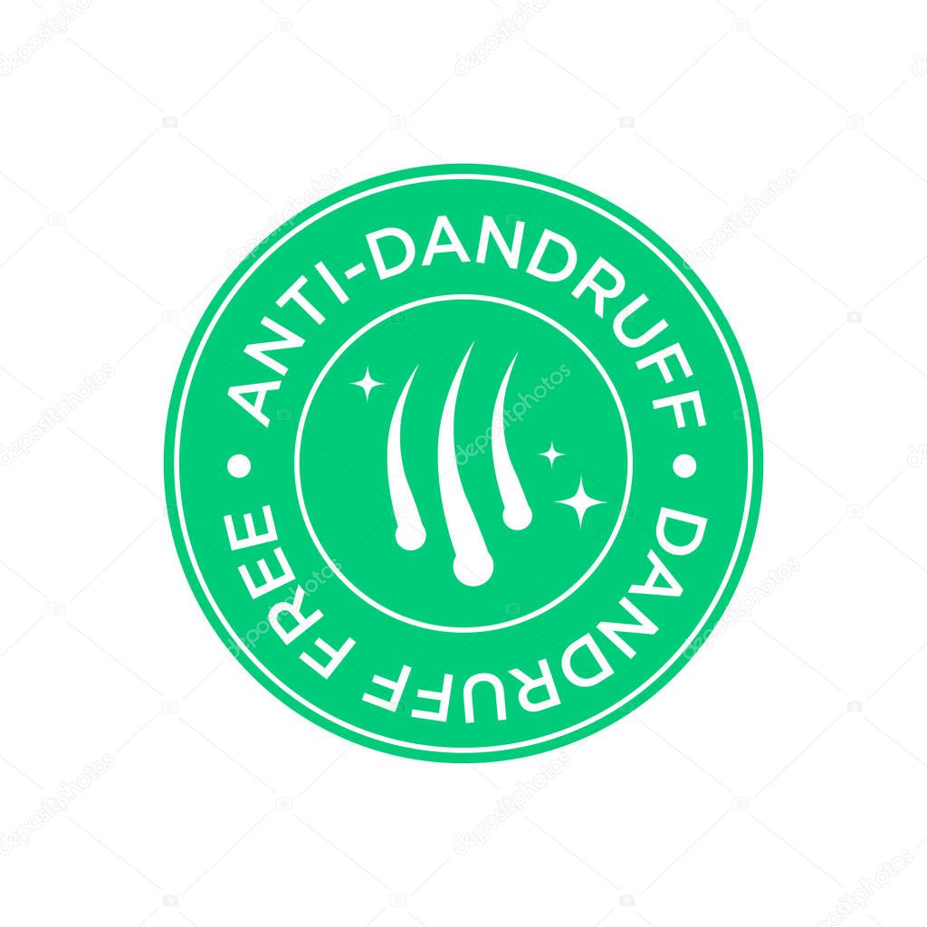 Anti Dandruff rounded icon