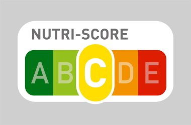 Nutri-Score resmi etiket. C puanı.