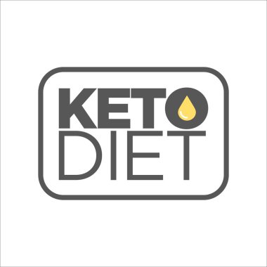 Keto diyet simge etiketini