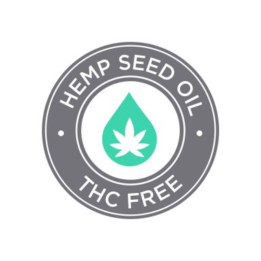 Kenevir tohumu Yağ simgesi. Thc Ücretsiz.