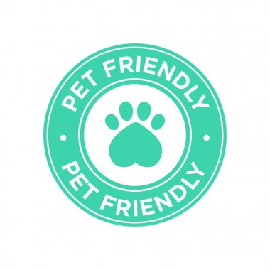 Pet friendly icon.  clipart