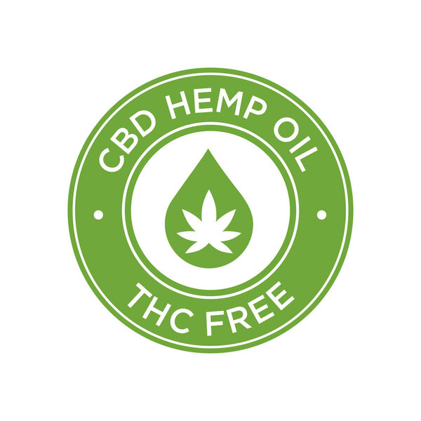 Значок CBD Hemp Oil. Без THC
.