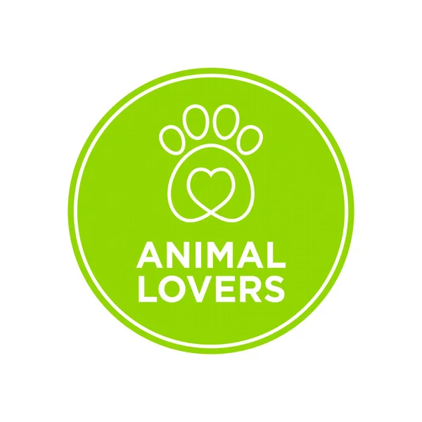 Іконка любителів тварин . — стоковий вектор