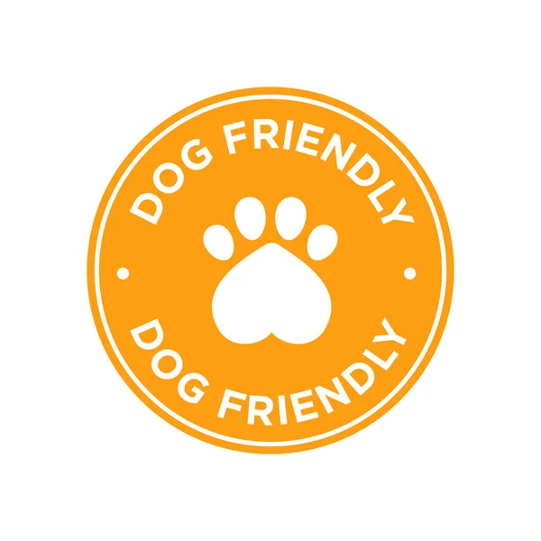 Εικονίδιο φιλικό προς τα σκυλιά — Διανυσματικό Αρχείο