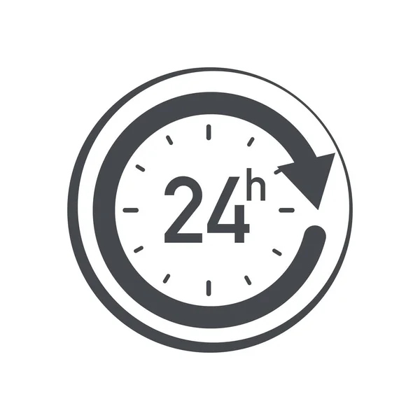 24h-Symbol. — Stockvektor
