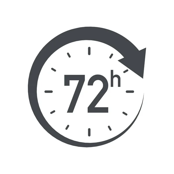 72h-Symbol. — Stockvektor
