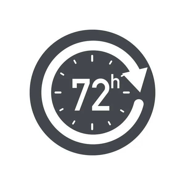 72h-Symbol. — Stockvektor