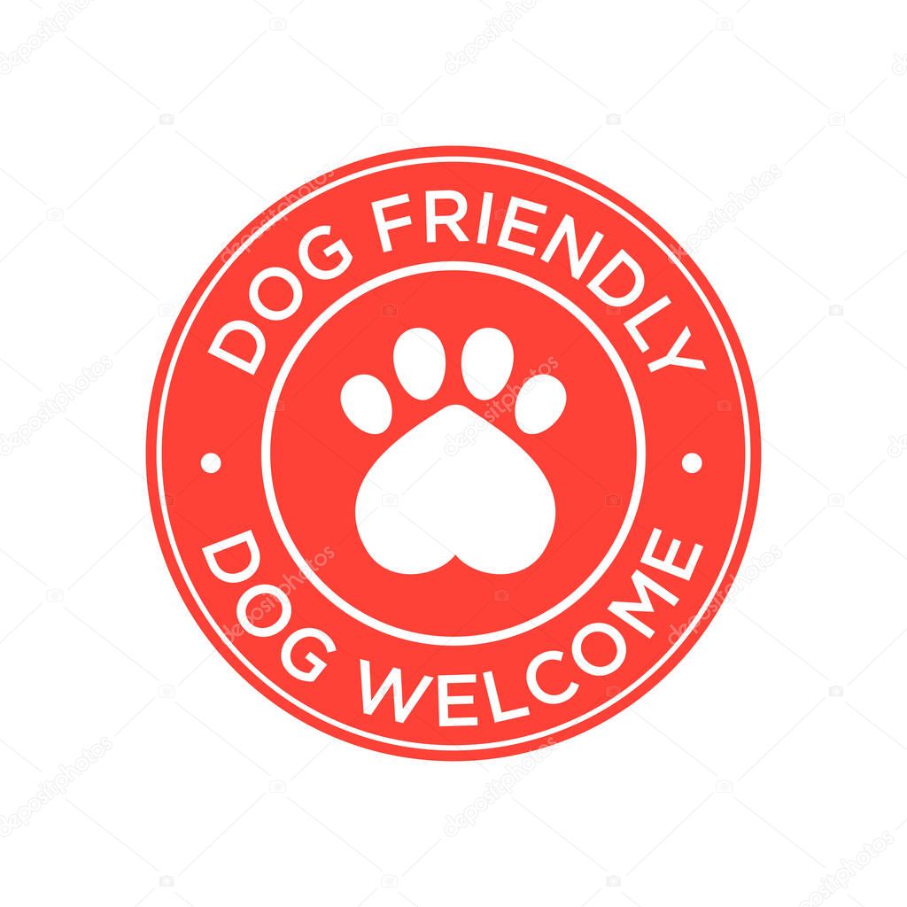 Dog friendly icon