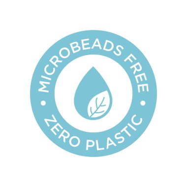 Microbeads free icon. Zero plastic symbol. clipart