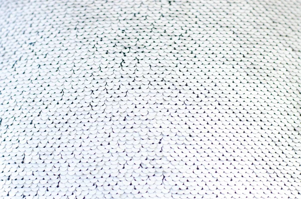 Fabric texture with shimmering silver sequins.