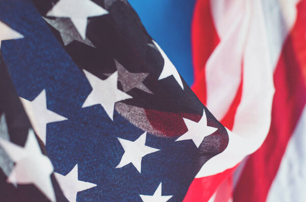 Абстрактное горизонтальное фото американского флага
.