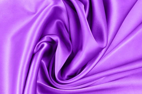 Sfondo da tessuto di raso di colore viola . — Foto Stock