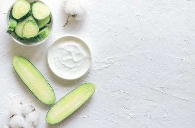 Makyaj Bakımı ile güzel ışık kompozisyon.