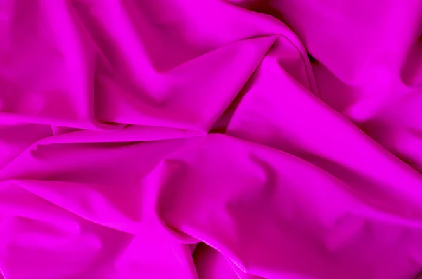 Φόντο από σατέν ύφασμα από ροζ χρώμα. — Φωτογραφία Αρχείου