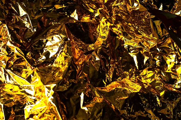 Abstrakt bakgrund av gyllene färg från papper. — Stockfoto
