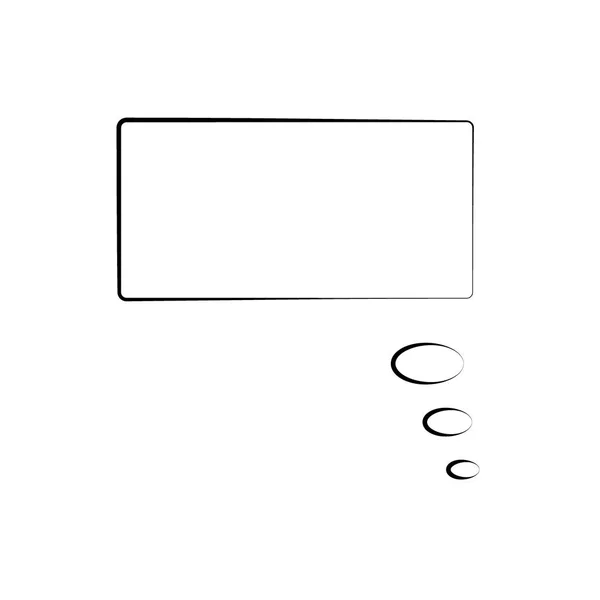 Vektorová ilustrace. Prázdný rám v komiksový retro stylu, izolovaný na bílém pozadí. — Stockový vektor