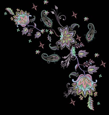 Geometrik desenli renkler tasarımı 