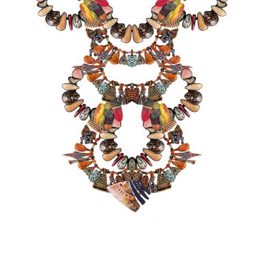 Mücevher kabilesi afro tasarım baskısı 