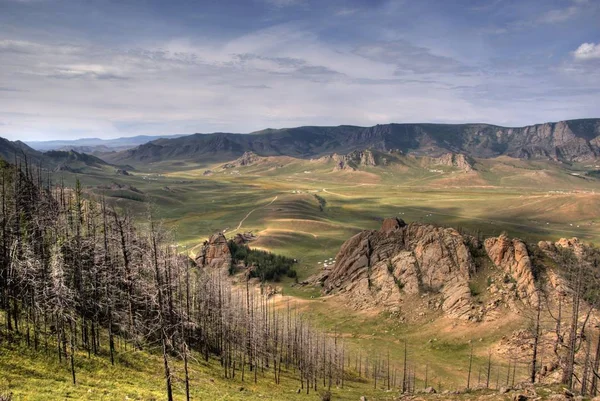 Turelj Národní Park Mongolsku Krásné Části Světa — Stock fotografie