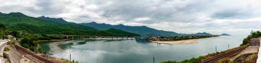 Lang Co Bay bakış açısı panorama vietnam