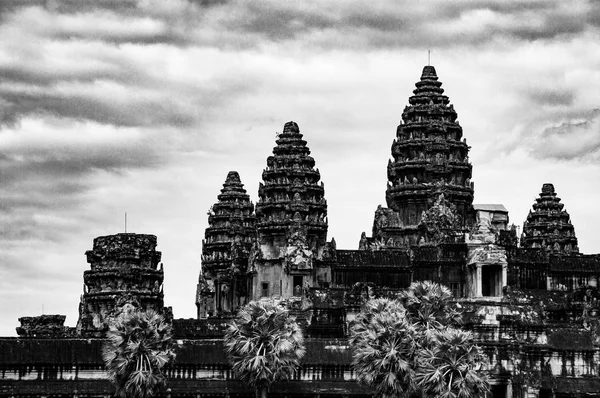 Detalle Del Tejado Angkor Wat Camboya — Foto de Stock