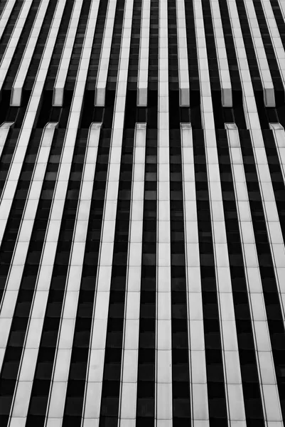 Edificio Frontal Monolítico Rascacielos Nueva York — Foto de Stock