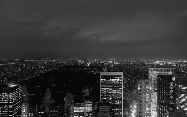 Mirando Hacia Central Park Atardecer — Foto de Stock