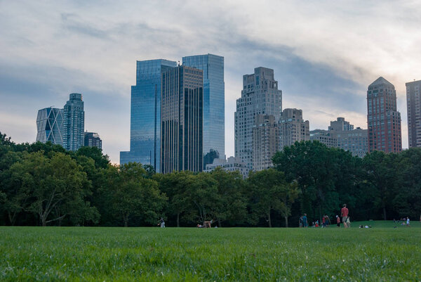 Skyscrapers from Central Park