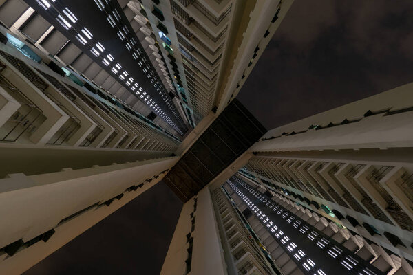 Looking up to the Pinnacle in Singapore