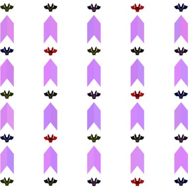 Cadılar Bayramı yarasalar arka plan, Cadılar Bayramı poster, vektör çizim 