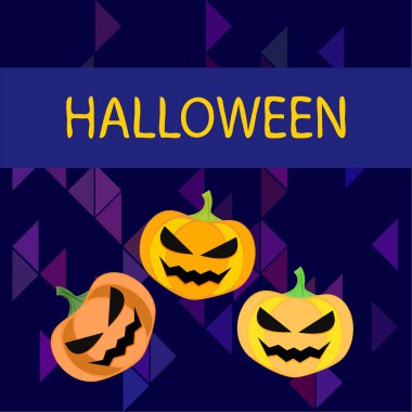 Cadılar Bayramı arka plan, vektör çizim. Kartı 