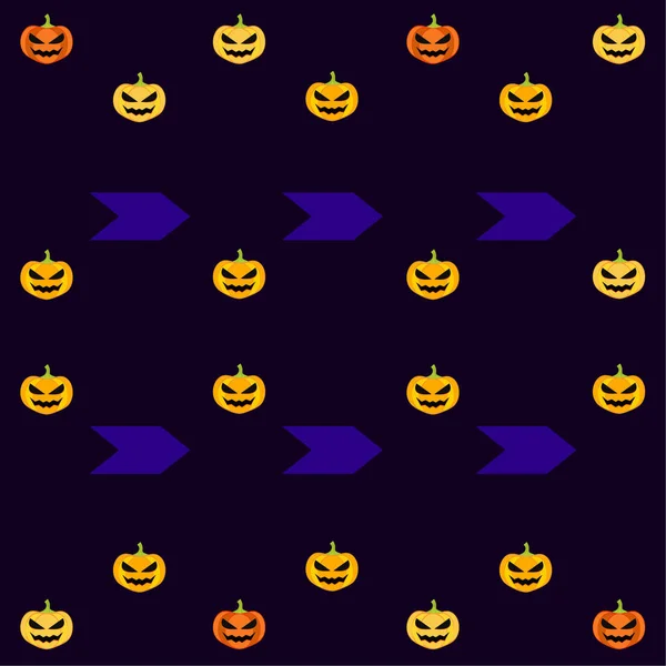 Halloween Hintergrund Vektorillustration Karte — Stockvektor