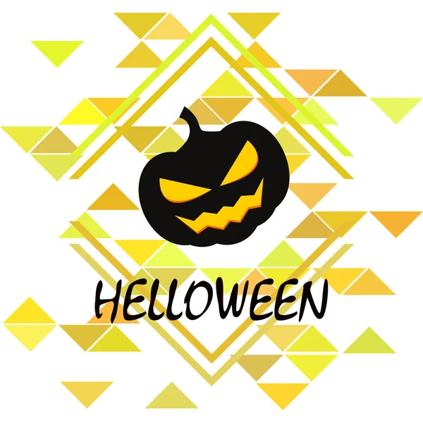 Halloween Háttér Sütőtök Vektor Illusztráció — Stock Vector