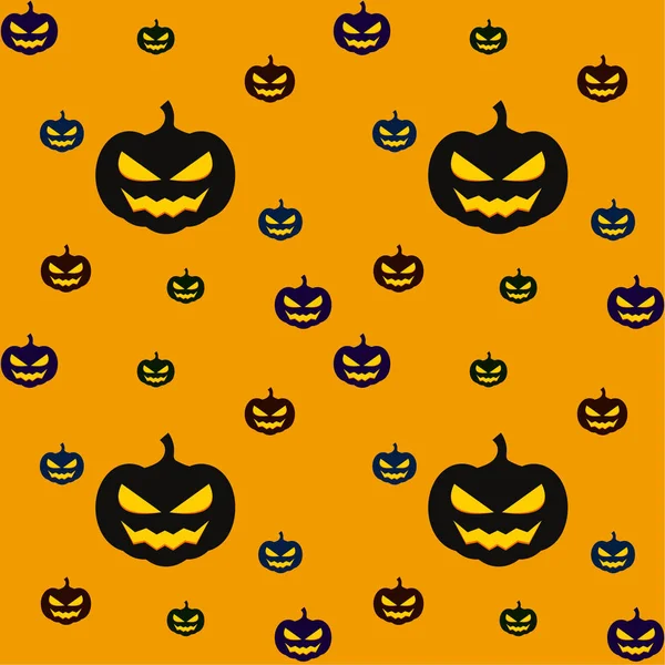 Halloween Fond Carte Illustration Vectorielle — Image vectorielle