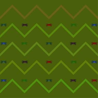 Cadılar Bayramı illüstrasyon, vektör arka plan ile örümcekler