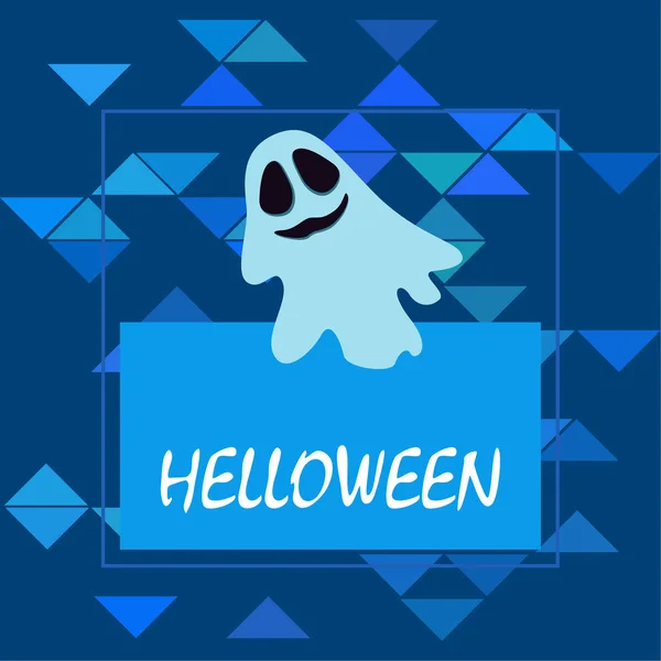 Halloween Geist Nacht Illustration Vektor Hintergrund — Stockvektor