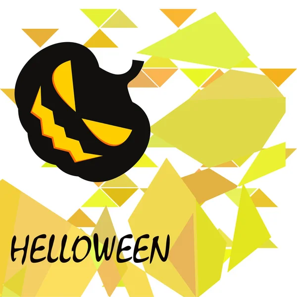 Halloween Fundo Com Abóboras Ilustração Vetorial — Vetor de Stock