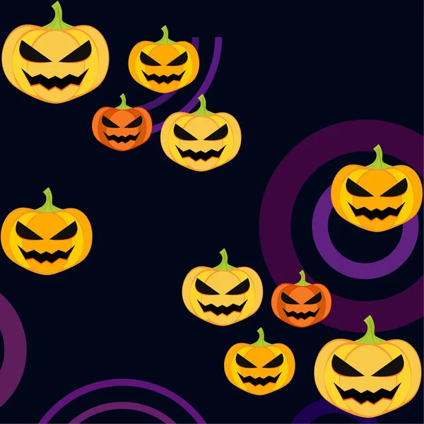Halloween Pozadí Vektorové Ilustrace Karta — Stockový vektor