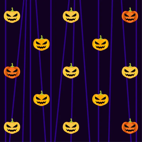 Halloween Bakgrund Vektorillustration Kort — Stock vektor