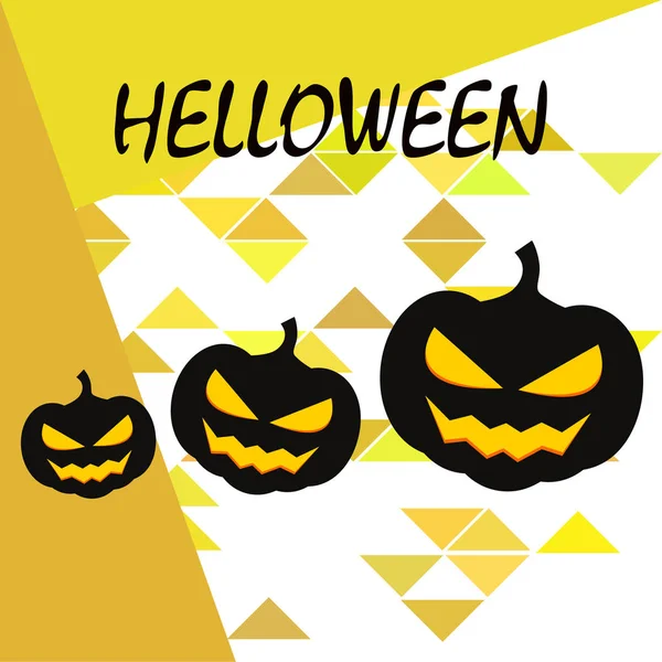 Halloween Achtergrond Vectorillustratie Kaart — Stockvector