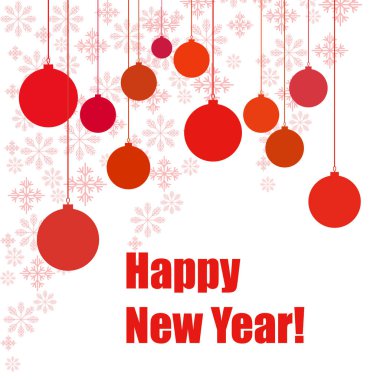 Yeni yıl vektör tebrik kartı, tatil arka plan. Noel, arka plan