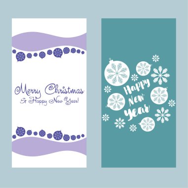 Yeni yıl vektör tebrik kartı, tatil arka plan