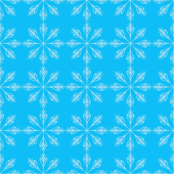 New Year Vector Greeting Card Holiday Background Snowflakes Christmas Abstract — Stock Vector