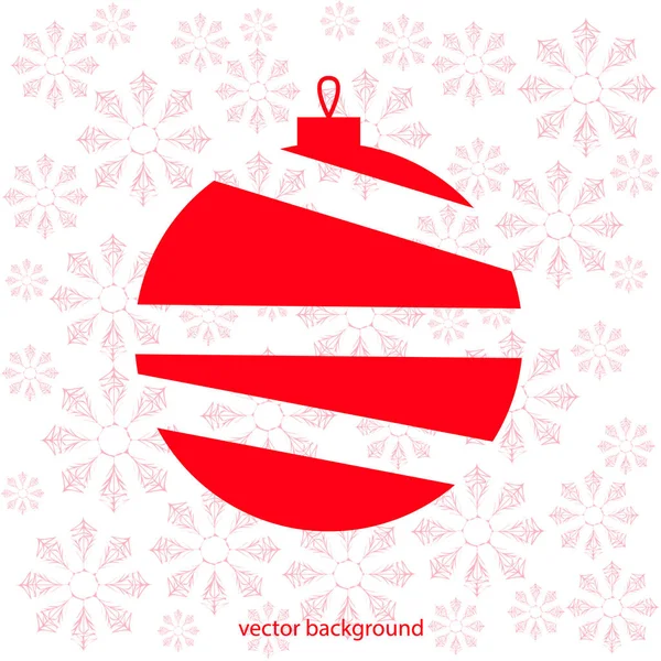 Tarjeta Felicitación Vectorial Año Nuevo Fondo Vacaciones Navidad Fondo Abstracto — Vector de stock