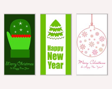 Mutlu Noeller ve mutlu yeni yıl tebrik kartları   