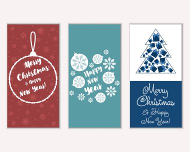 Mutlu Noeller ve mutlu yeni yıl tebrik kartları   