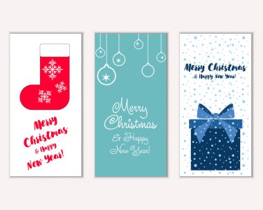 Mutlu Noeller ve mutlu yeni yıl tebrik kartları     