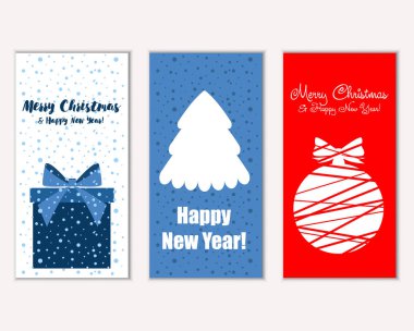 Mutlu Noeller ve mutlu yeni yıl tebrik kartları   