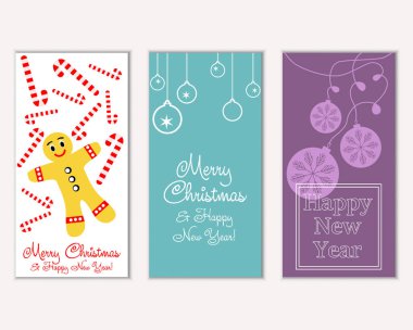 Mutlu Noeller ve mutlu yeni yıl tebrik kartları   