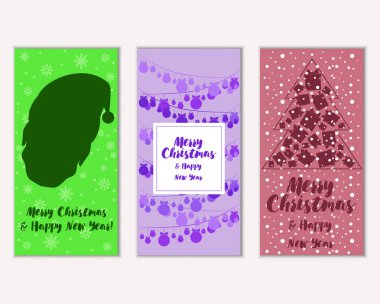 Mutlu Noeller ve mutlu yeni yıl tebrik kartları  